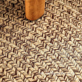 Alfombra de alfombra de yute al aire libre en interiores esterilla de piso